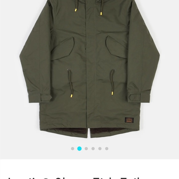 Levi's Green Outdoor Parka Jacket - Picture 2 of 12